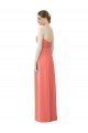 Draped Sweetheart Strapless Chiffon Bridesmaid Dress