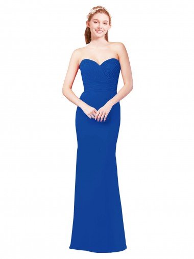 Cheap Elegant Chiffon Bridesmaid Dress with Matching Tie