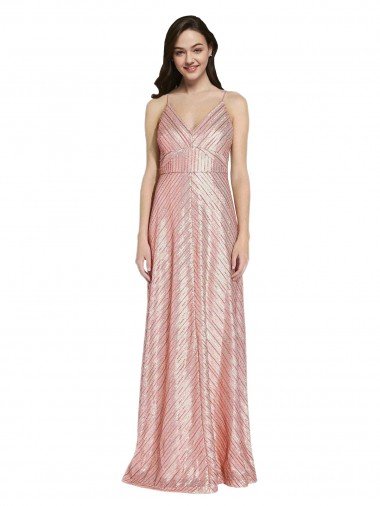 Cheap High Neck Low Back Sparkling Formal Sequin Bridesmaid Dress / Prom Dress