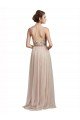 Sweetheart Tulle Bridesmaid Dress with High Neck Illusion Bodice