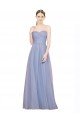Strapless Sweetheart A-Line Tulle Bridesmaid Dress with Low Back