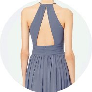 Cheap Keyhole Bridesmaid Dresses