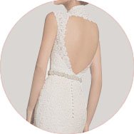 Cheap Keyhole Back Wedding Dresses